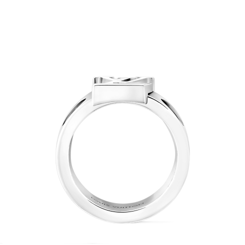 Empreinte Large Ring, White Gold in Jewelry's Categories All Fine Jewelry collections by Louis Vuitton (Product zoom)