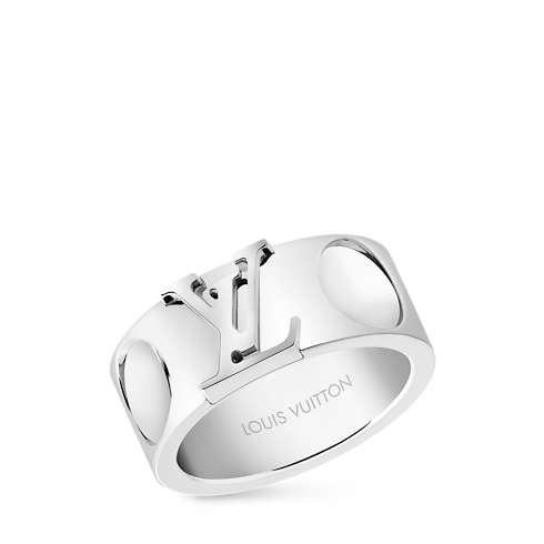 Empreinte Large Ring, White Gold in Jewelry's Categories All Fine Jewelry collections by Louis Vuitton (Product zoom)