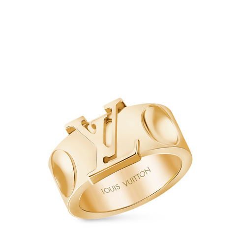 Empreinte Large Ring, Yellow Gold in Jewelry's Categories All Fine Jewelry collections by Louis Vuitton (Product zoom)