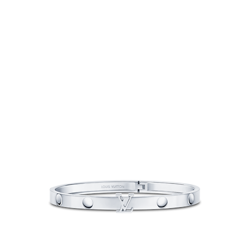 Empreinte Medium Bangle, White Gold in Les Extraordinaires's Jewelry Bracelets collections by Louis Vuitton (Product zoom)