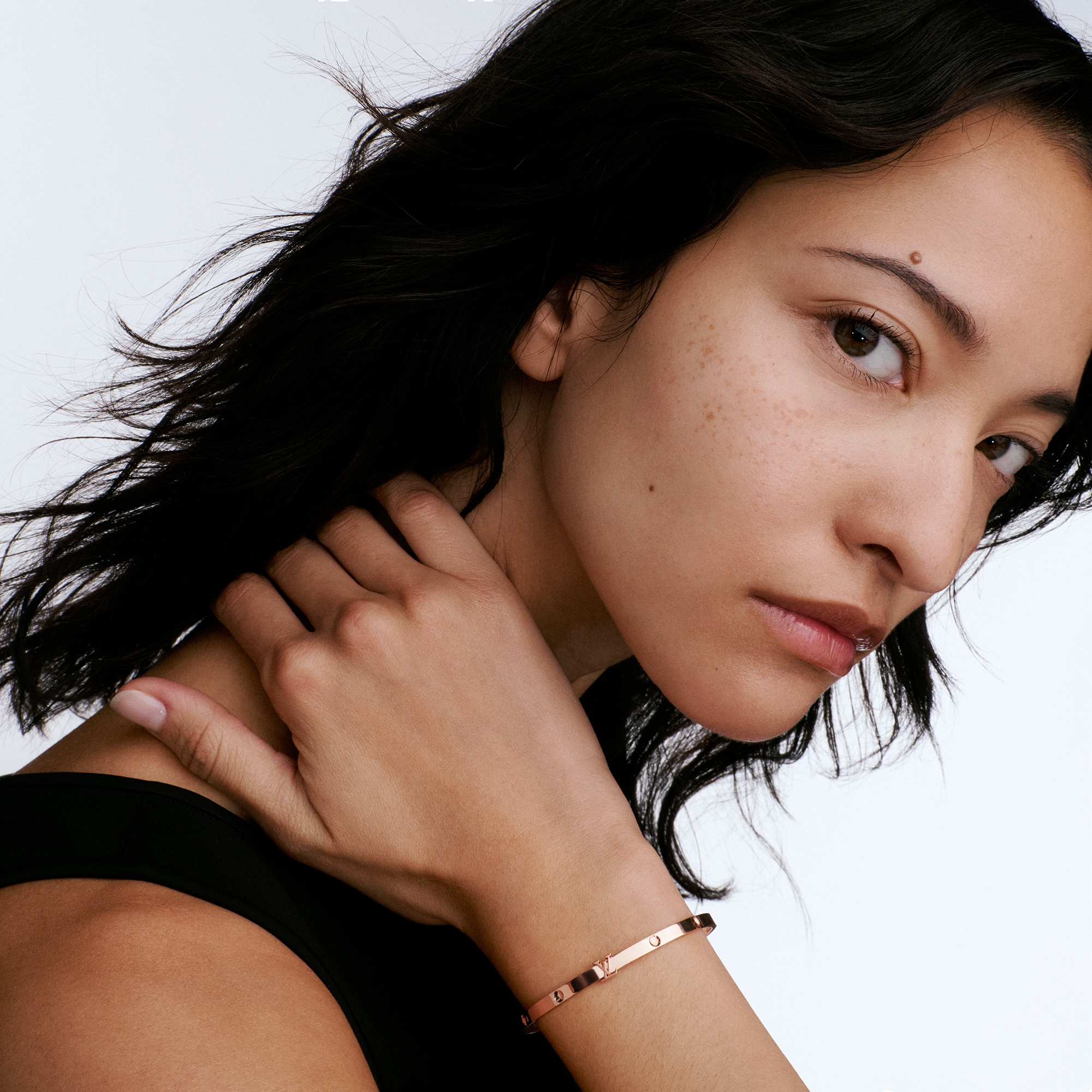 Empreinte Small Bangle, Pink Gold  in Jewelry