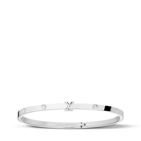 Empreinte Small Bangle, White Gold in Jewelry's Categories Bracelets collections by Louis Vuitton (Product zoom)