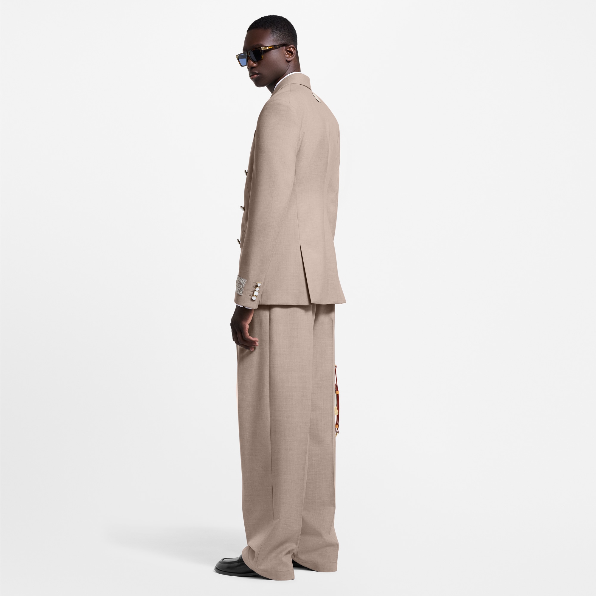 Fitted Double-Breasted Jacket  in Men