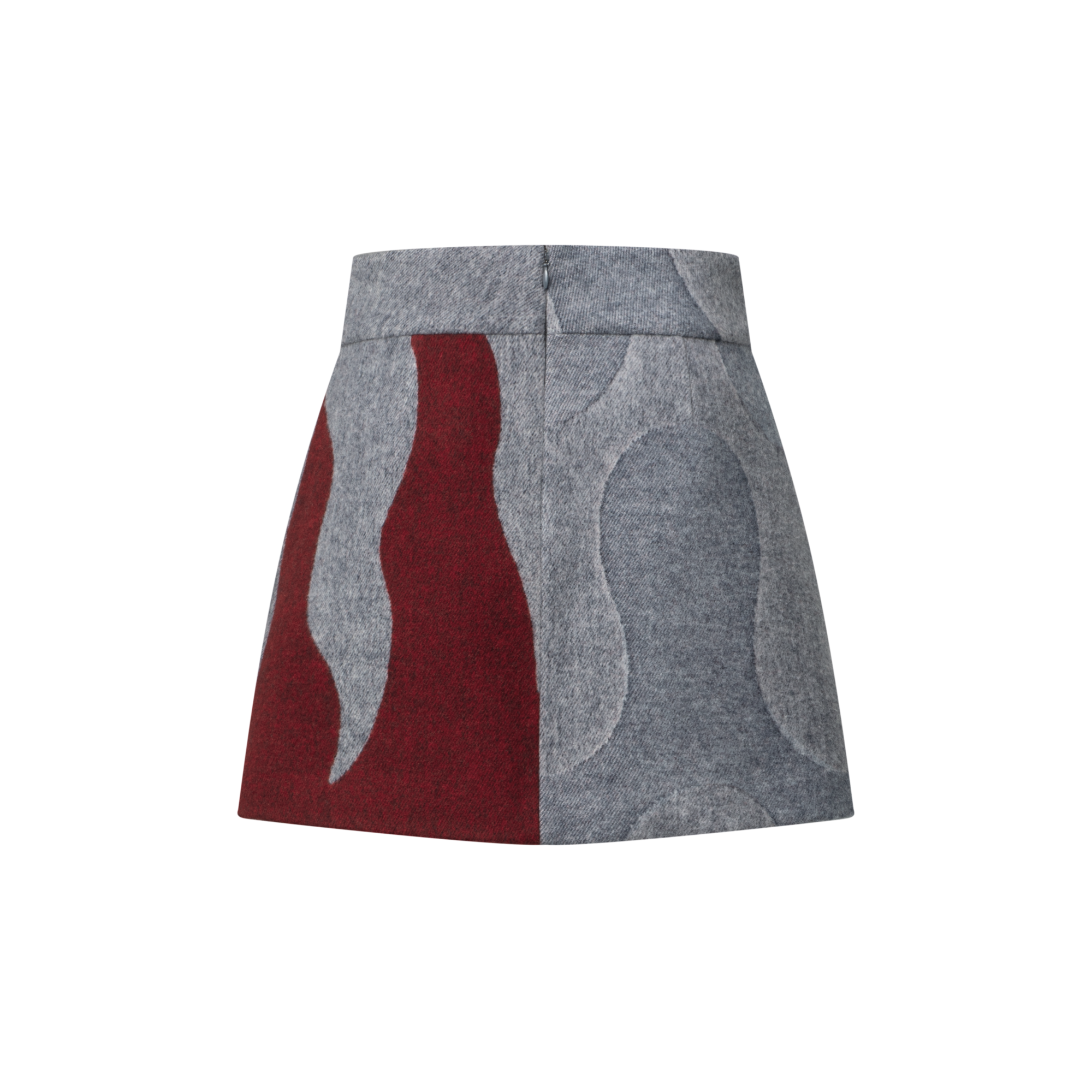 Flame Jacquard Mini Skirt  in النساء