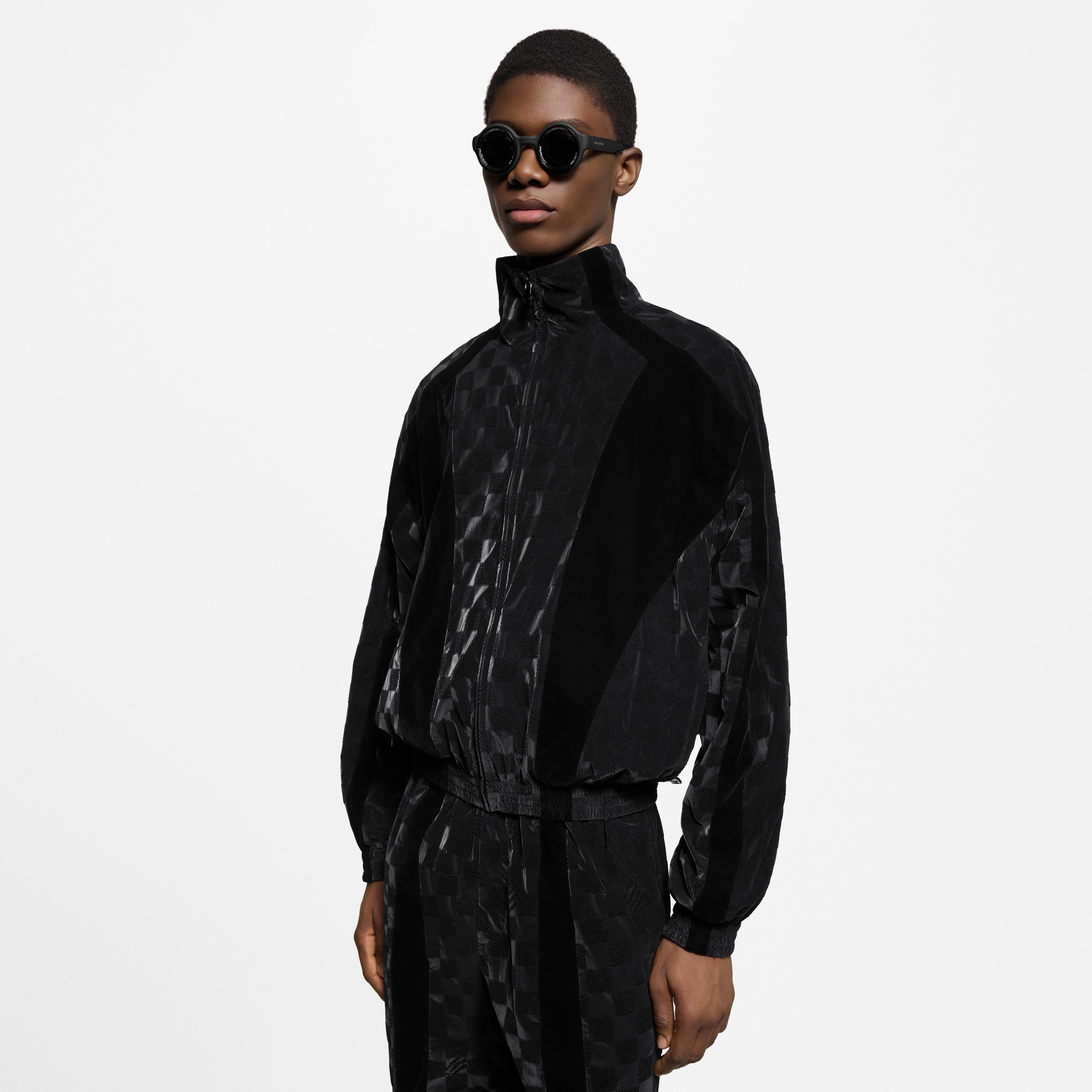 Flocked Damier Technical Tracksuit Top  in Men