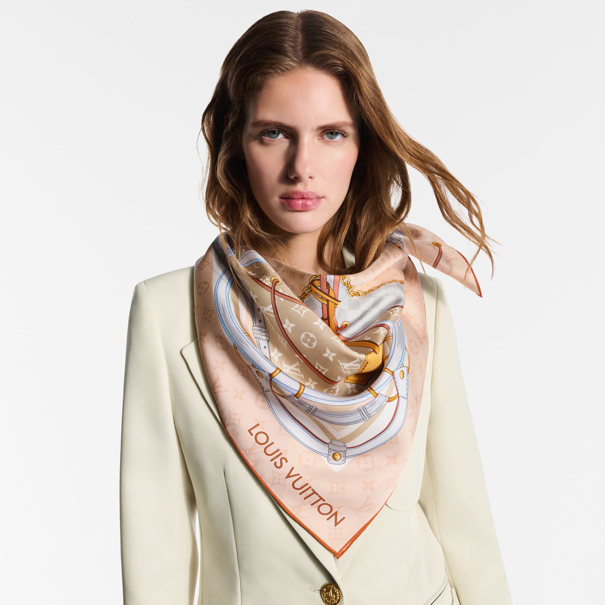 Silk Scarf Bandana Louis Louis Vuitton Headband Scarf Headband