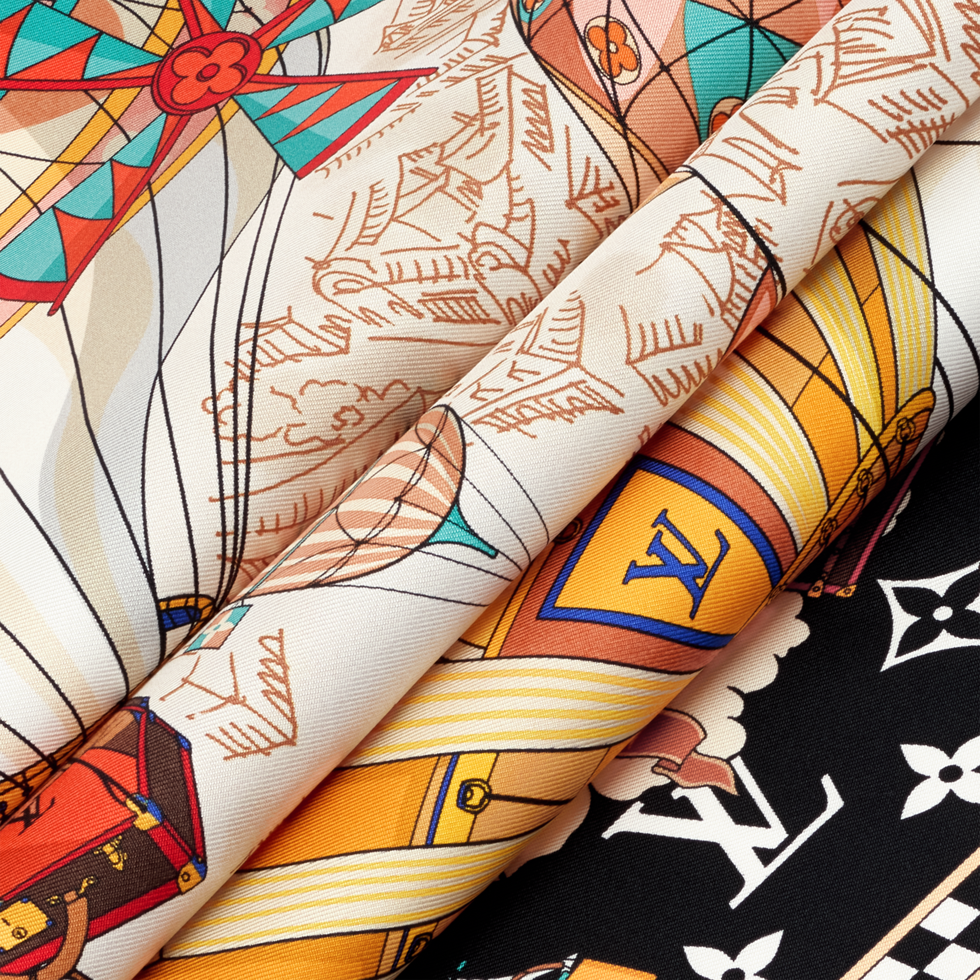 وشاح From The Cloud مربع، مقاس 90 S00 in النساء