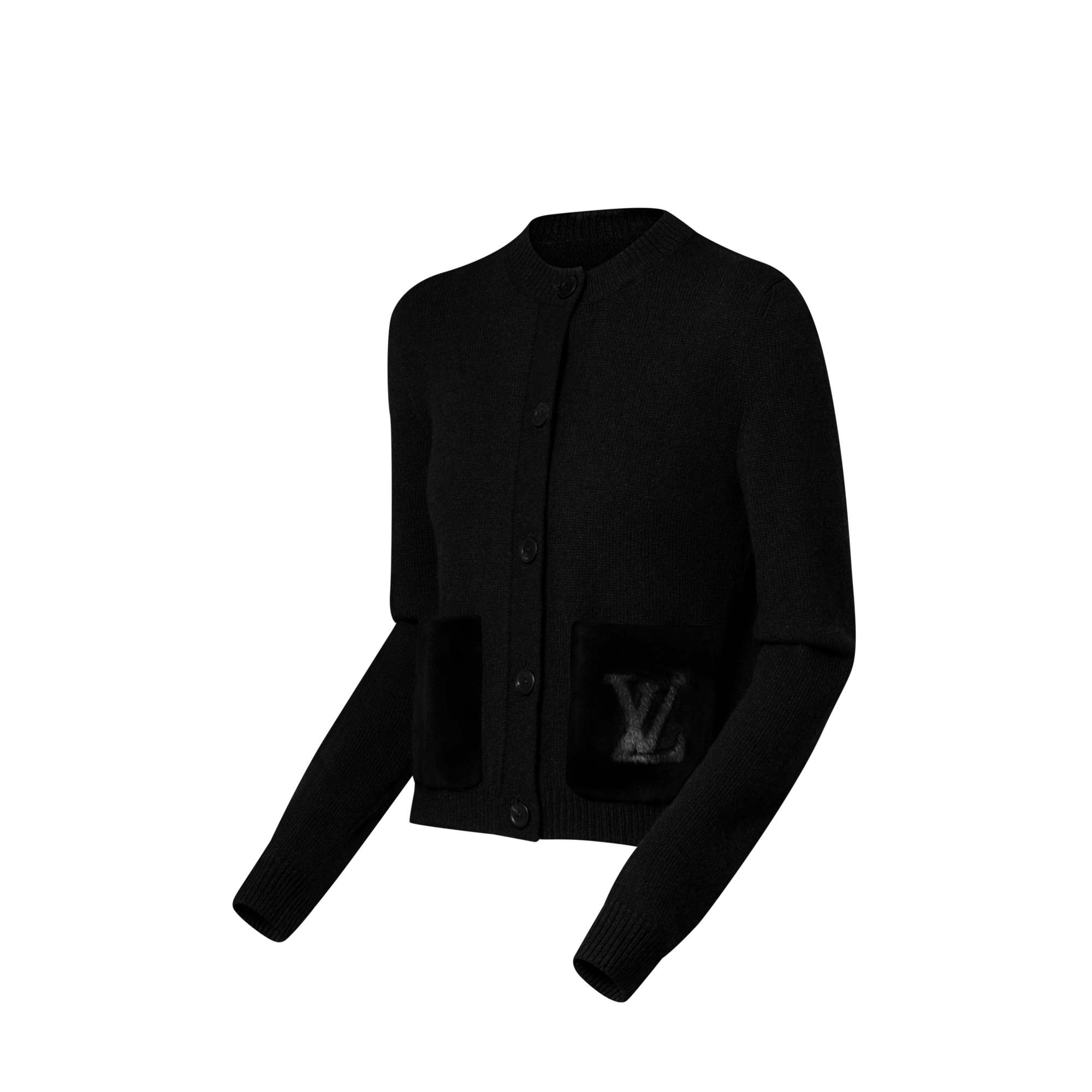 Fur Pocket Cardigan  in Women