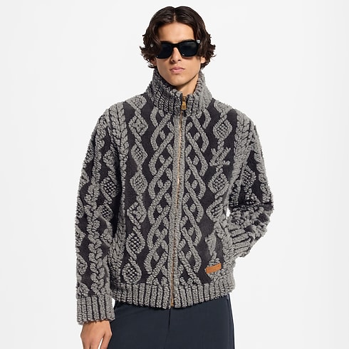 Graphic Fleece Blouson in Men's Ready to Wear All Ready-To-Wear collections by Louis Vuitton (Product zoom)