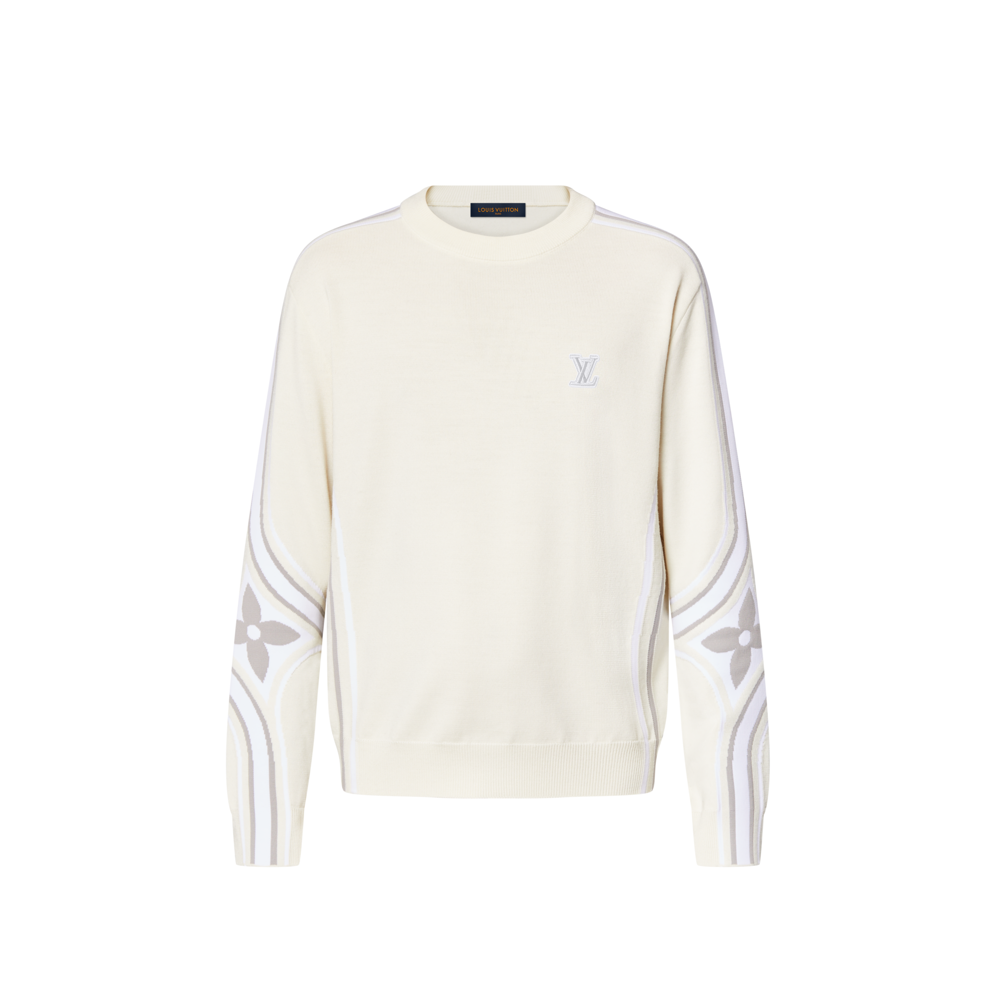 Graphic Knitted Crewneck  in New