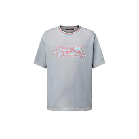 Graphic Short-Sleeved Crewneck in Men's Ready to Wear Knitwear and Sweatshirts collections by Louis Vuitton (Product zoom)