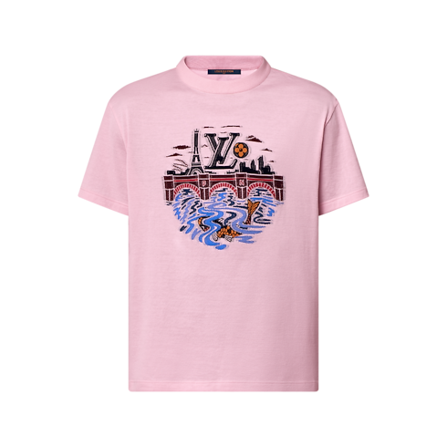 Graphic T-Shirt in Men's Ready to Wear T-shirts and Polos collections by Louis Vuitton (Product zoom)