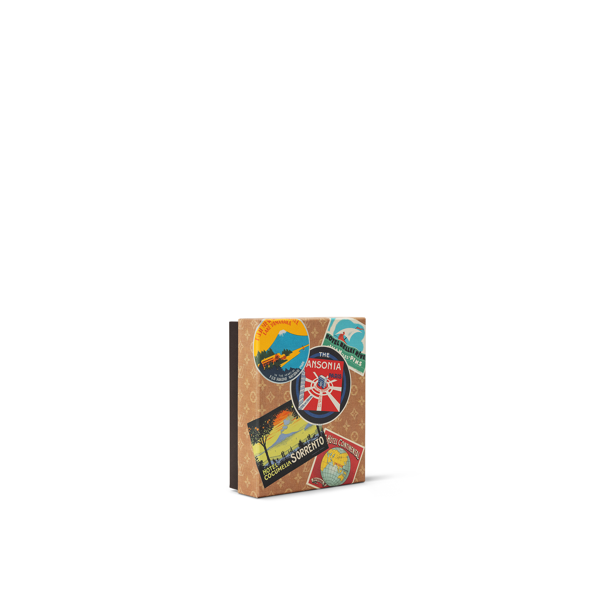 Hotel Postcards Labels Set  in Trunks, Travel and Home