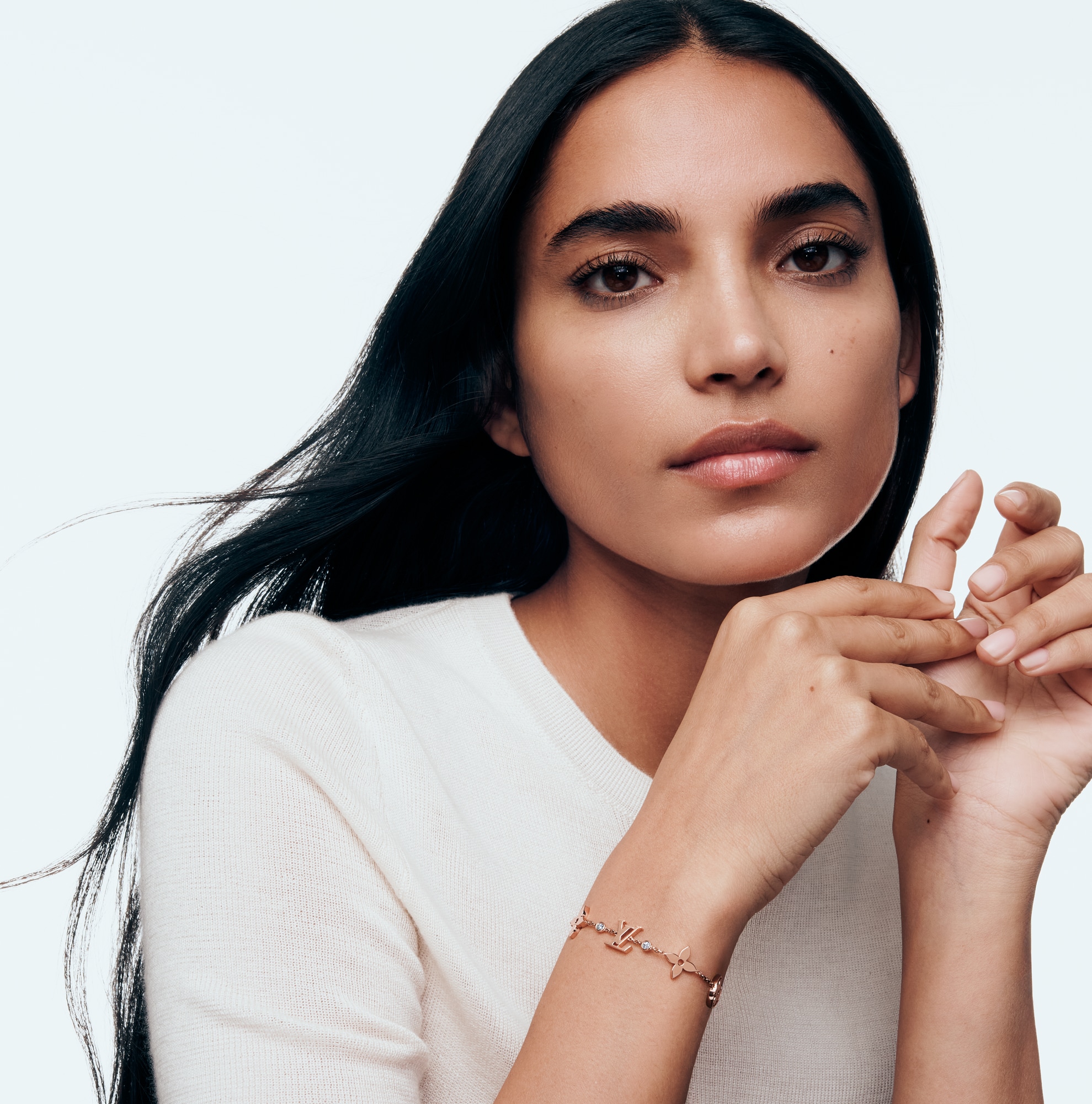 سوار Idylle Blossom Multi-Motif، من الذهب الوردي والألماس  in المجوهرات