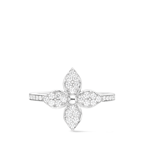 قلادة Idylle Blossom طويلة بشعارات متعددة للعلامة، من الذهب الأبيض والألماس in المجوهرات's الفئات القلادات collections by Louis Vuitton