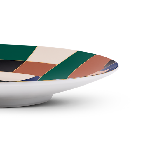 Illusion Set of 2 Dessert Plates in Trunks, Travel and Home's Home and Art of Dining Art of Dining collections by Louis Vuitton (Product zoom)