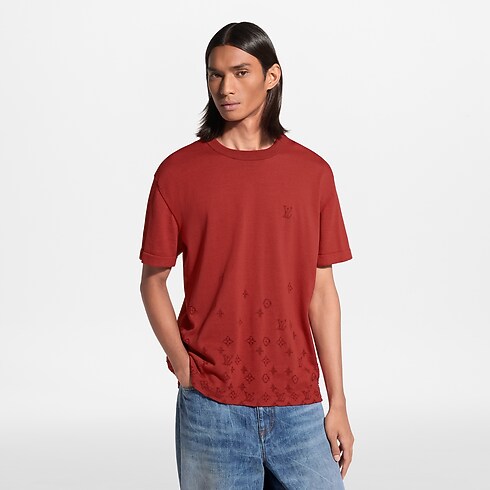 Jacquard Short-Sleeved Crewneck in Men's Ready to Wear Knitwear and Sweatshirts collections by Louis Vuitton (Product zoom)