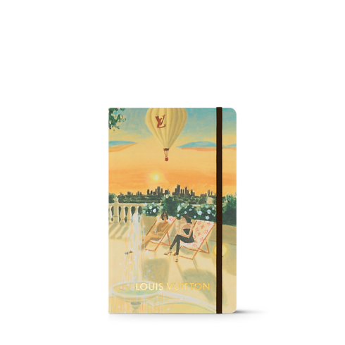 Jane Notebook MM & Stickers Carnets de Palace Sunset S00 in Trunks, Travel and Home's Library and Stationery Office and Writing collections by Louis Vuitton (Product zoom)