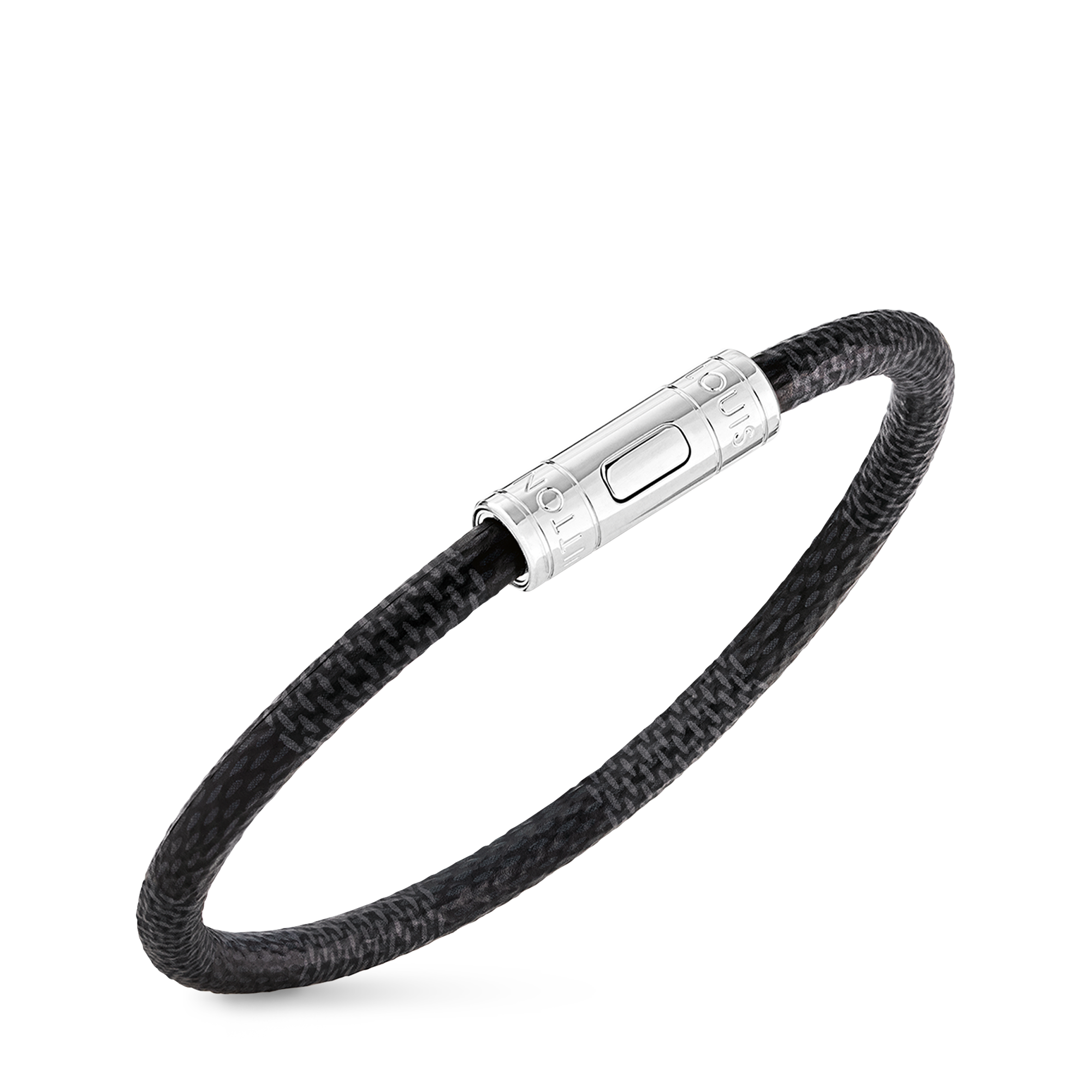 Keep It Bracelet Damier Graphite in Men
