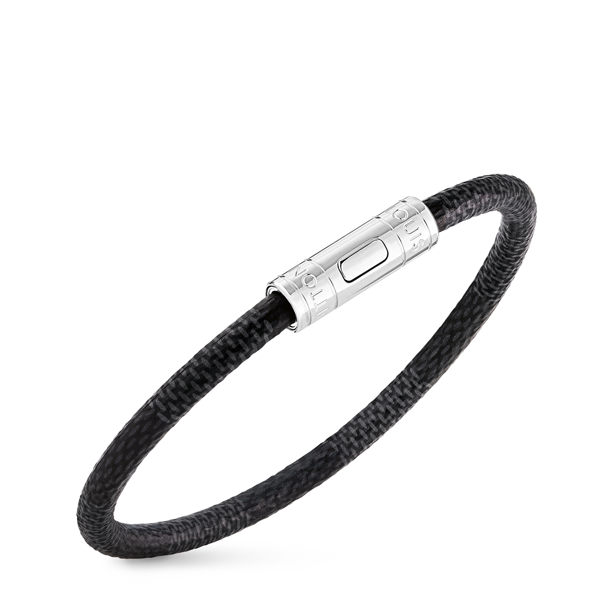 Keep It Bracelet Damier Graphite in Men
