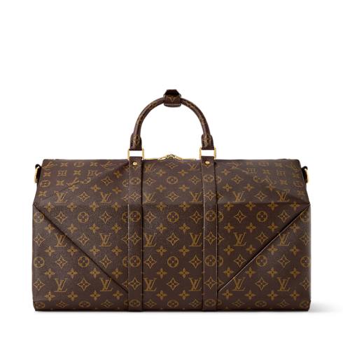 حقيبة Keepall 50 الجلود الأخرى Monogram in الرجال's مجموعة السفر أمتعة مع عجلات collections by Louis Vuitton (تكبير صورة المنتج)