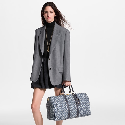حقيبة Keepall Bandoulière 45 Autres Toiles Monogram in الصناديق، السفر والمنزل's حقائب السفر والأمتعة ذات العجلات حقائب السفر collections by Louis Vuitton (تكبير صورة المنتج)
