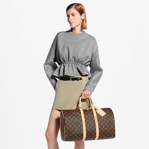 حقيبة Keepall Bandoulière 45 قماش Monogram in الهدايا's دليل هدايا عيد الأم } collections by Louis Vuitton (تكبير صورة المنتج)