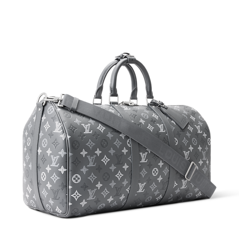 حقيبة Keepall Bandouliere 50 Monogram Shadow in الصناديق والسفر's حقائب السفر جميع حقائب السفر collections by Louis Vuitton (تكبير صورة المنتج)