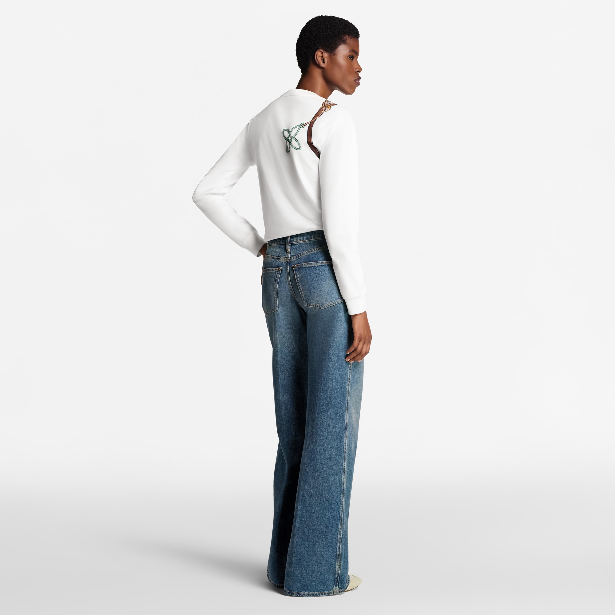 تي شيرت Keepit Print بأكمام طويلة  in النساء