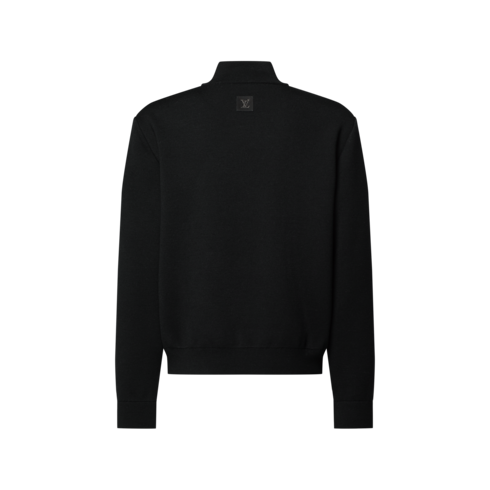 Knit Blouson With Leather Bands in Men's Ready to Wear All Ready-To-Wear collections by Louis Vuitton (Product zoom)