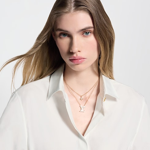 قلادة Lady LV Pearlescent S00 in النساء's مجوهرات الموضة القلائد collections by Louis Vuitton (تكبير صورة المنتج)