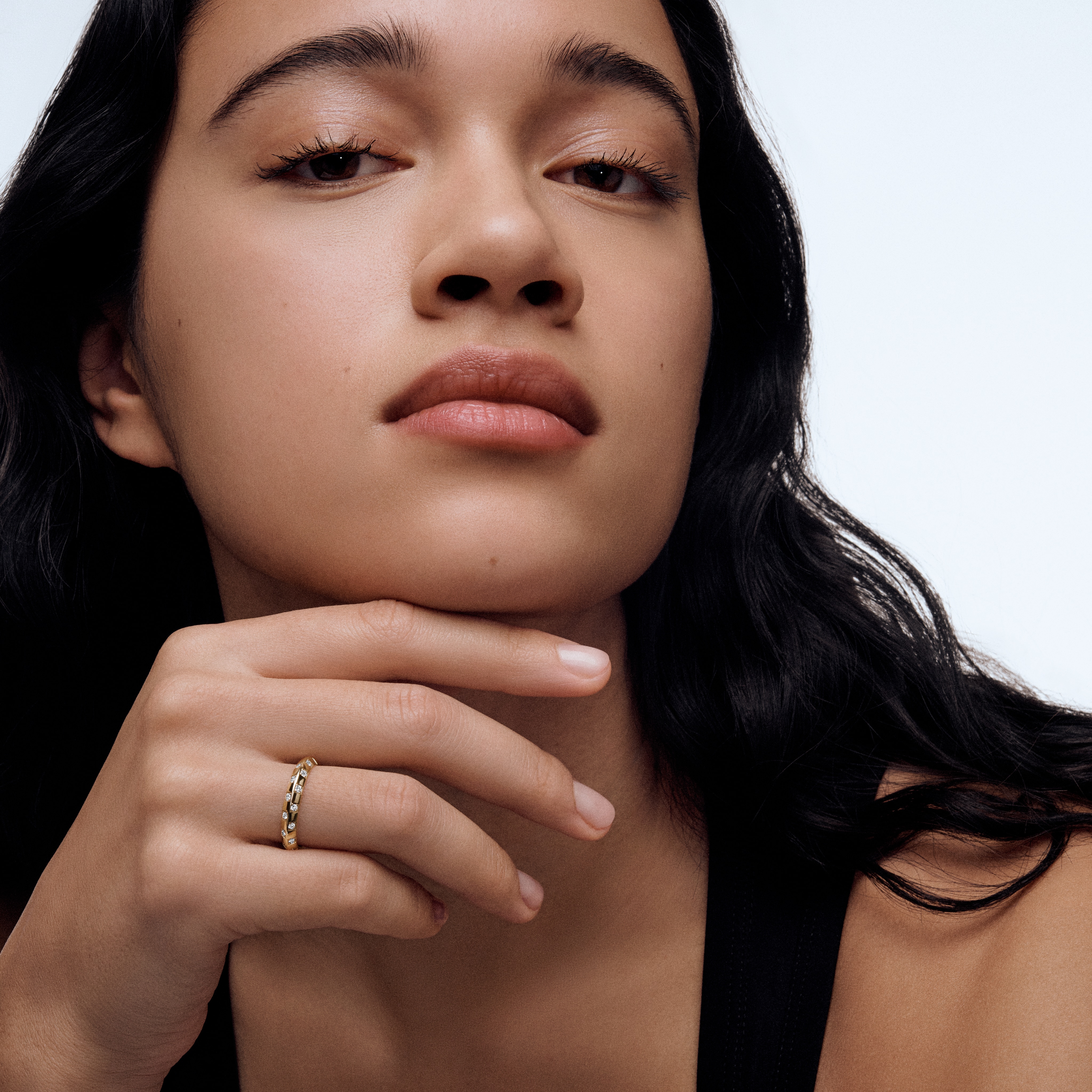 خاتم Le Damier de Louis Vuitton صغير، من الذهب الأصفر والألماس  in المجوهرات