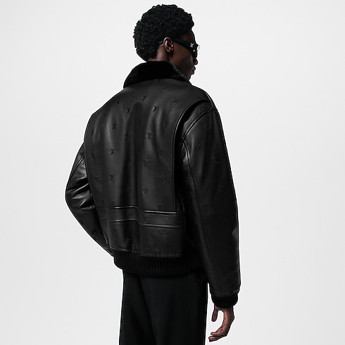 Leather Aviator Mink Collar in Men's Ready to Wear Outerwear and Coats collections by Louis Vuitton (Product zoom)