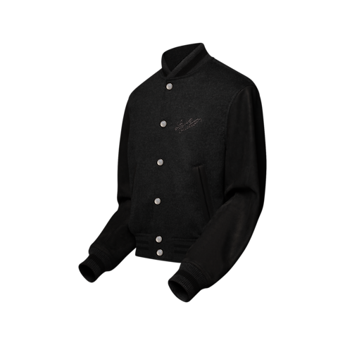 Leather Varsity in Men's Ready to Wear Outerwear and Coats collections by Louis Vuitton (Product zoom)