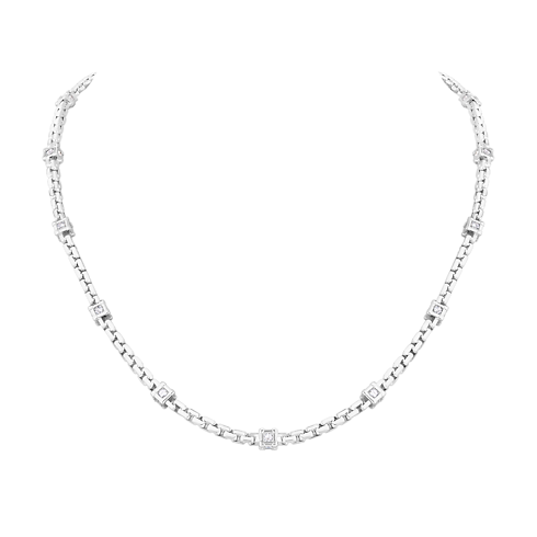 Les Gastons Vuitton Trunk Necklace, White Gold and Diamonds in Les Extraordinaires's Jewelry Necklaces and Pendants collections by Louis Vuitton (Product zoom)