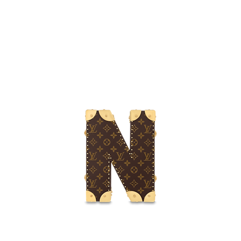 Letter Trunk N Monogram in Les Extraordinaires's Hardsided Letter Trunks collections by Louis Vuitton (Product zoom)