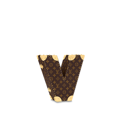 Letter Trunk V Monogram in Les Extraordinaires's Hardsided Letter Trunks collections by Louis Vuitton (Product zoom)