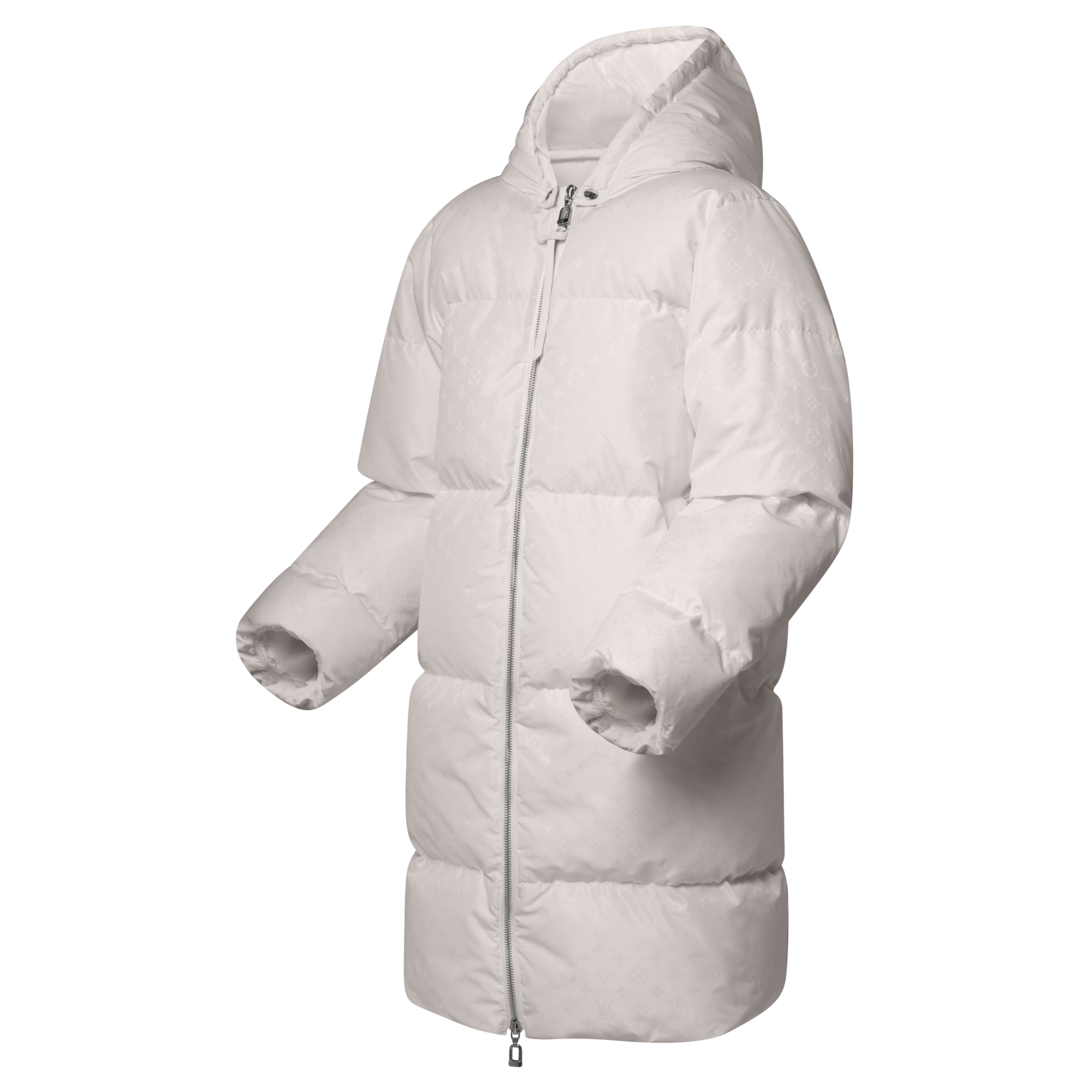 Long Monogram Puffer Jacket  in Women