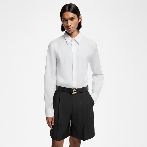 Long-Sleeved Cotton Shirt in Men's Ready to Wear Shirts collections by Louis Vuitton (Product zoom)