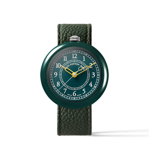 ساعة Louis Vuitton Monterey، أوتوماتيكية، 37 مم، من السيراميك والفولاذ in الساعات's جميع الساعات } collections by Louis Vuitton (تكبير صورة المنتج)