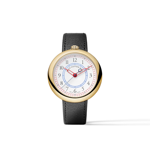 Louis Vuitton Monterey, Automatic, 39mm, Yellow gold in Watches's All Watches } collections by Louis Vuitton (Product zoom)