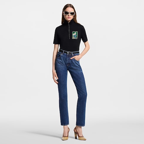 Louis Vuitton x Nazar Zip-Up Top in Women's Ready to Wear T-shirts and Sweatshirts collections by Louis Vuitton (Product zoom)