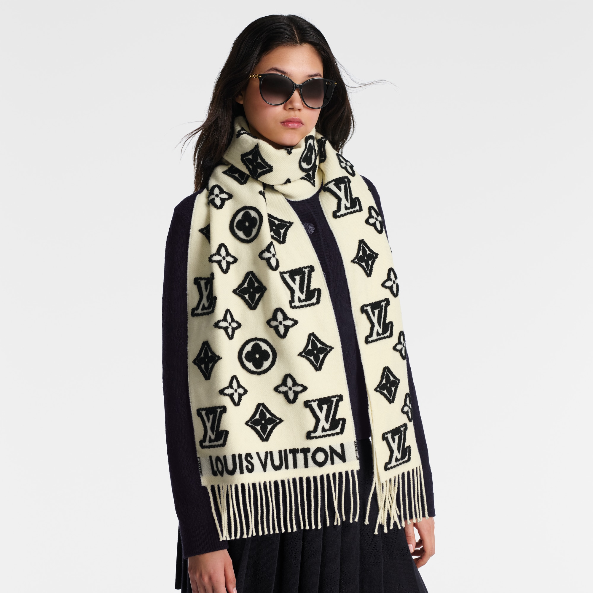 LV 3D Scarf S00 in Women