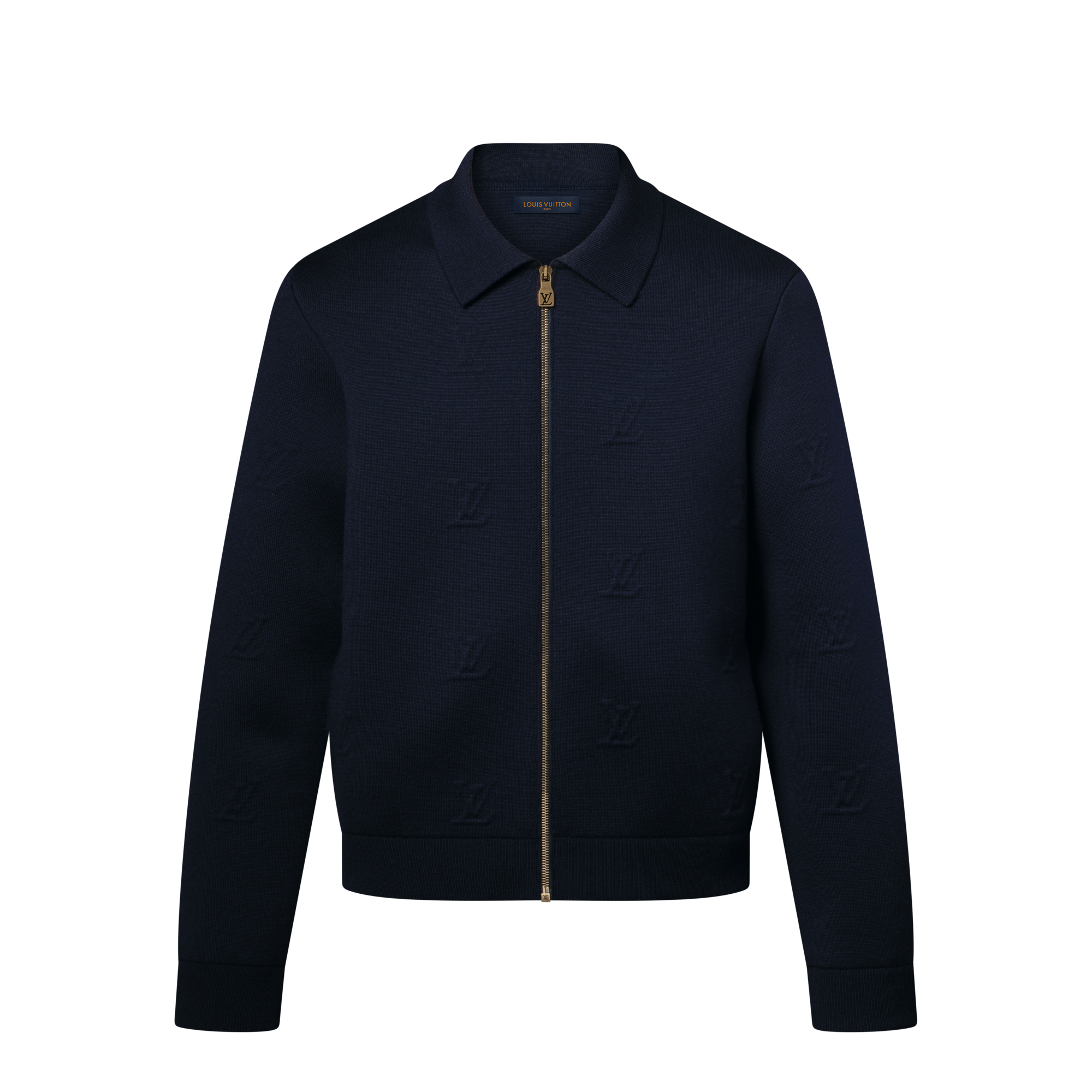 LV Blason Embossed Zipped Blouson  in Men
