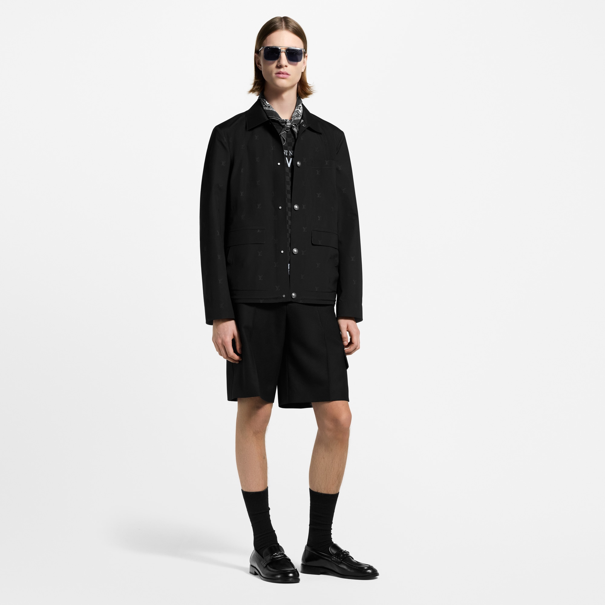 LV Blason Technical Coach Jacket  in Men