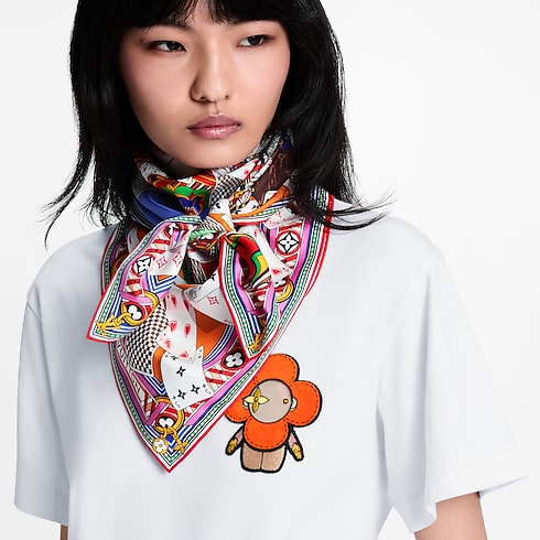 LV Card Game Square 90 S00 in Women's Accessories Silk Squares and Bandeaus collections by Louis Vuitton (Product zoom)