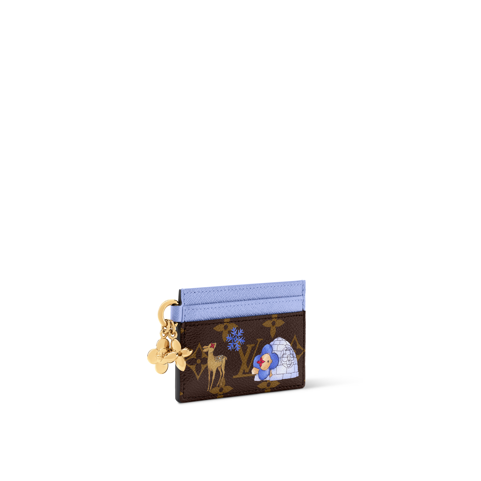 LV Charms Card Holder Monogram in Women