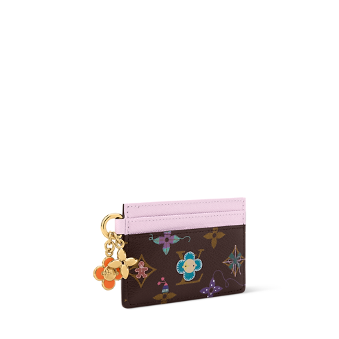 منظر جانبي لـ حافظة بطاقات LV Charms