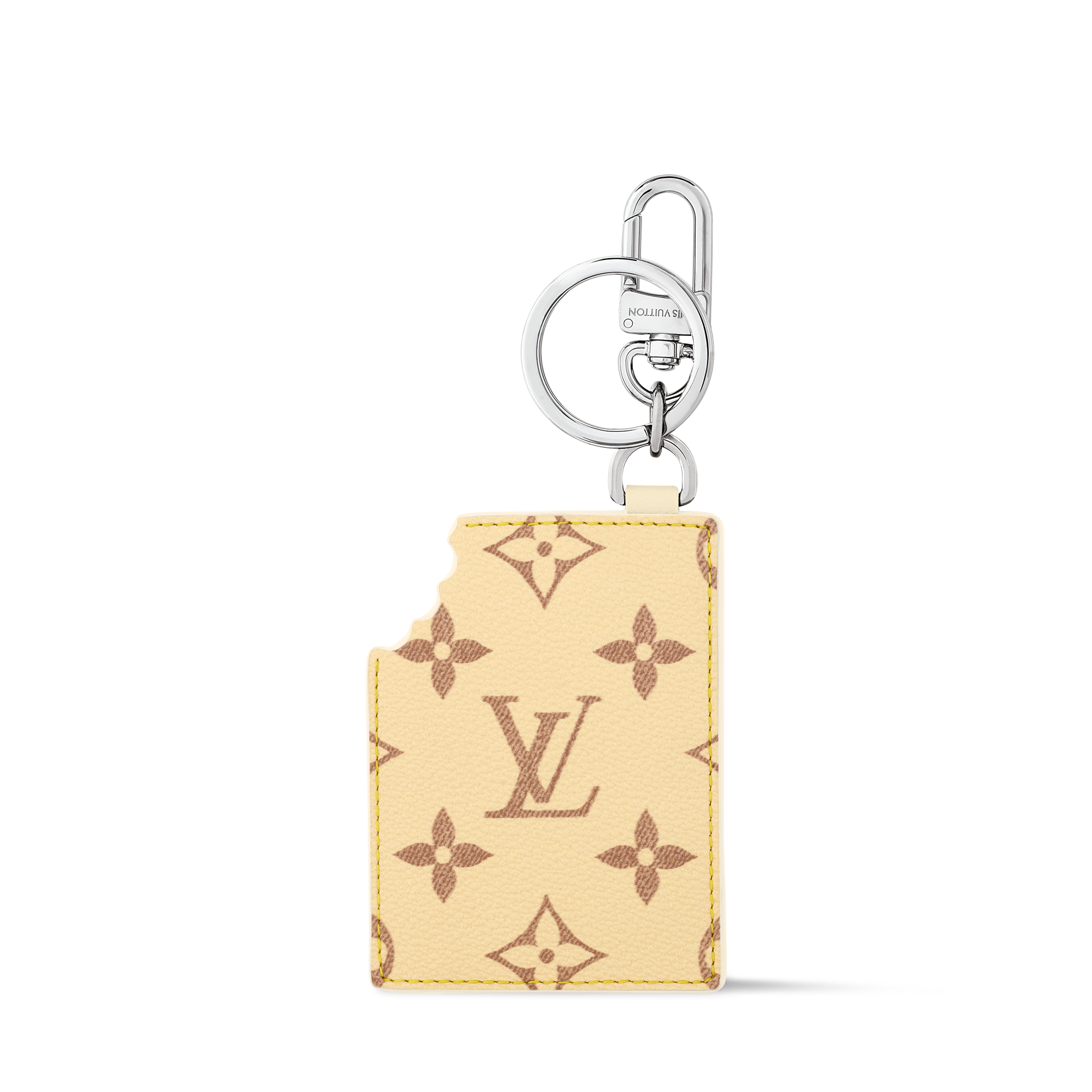 LV Chocolate Bar Key Holder and Bag Charm S00 in Men