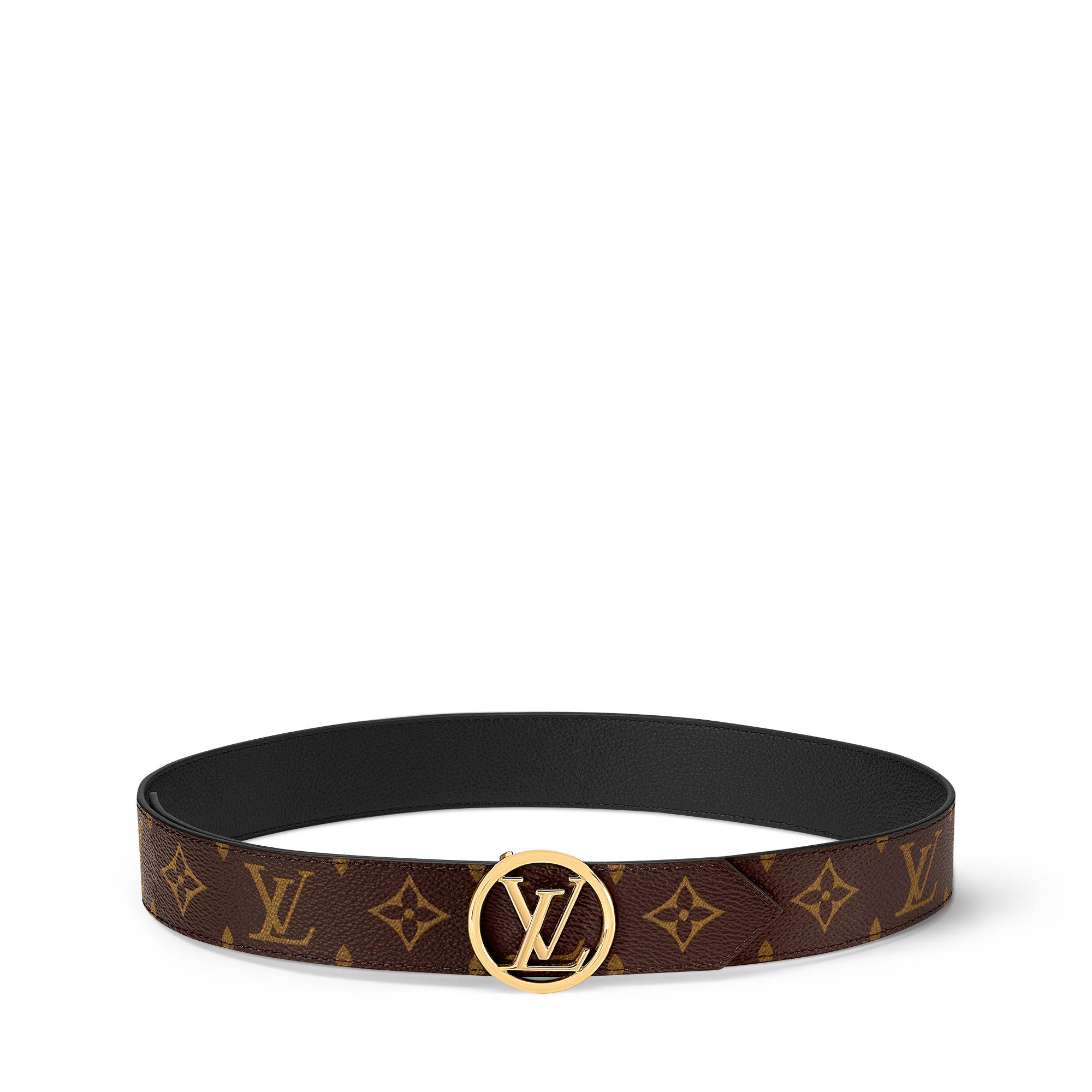 LV Circle 35MM Reversible Belt Monogram in Women